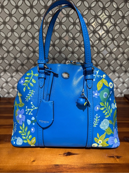 Coach Handbags - Authentic Coach Peyton Cora Blue -Enchanted Sea Custom Art